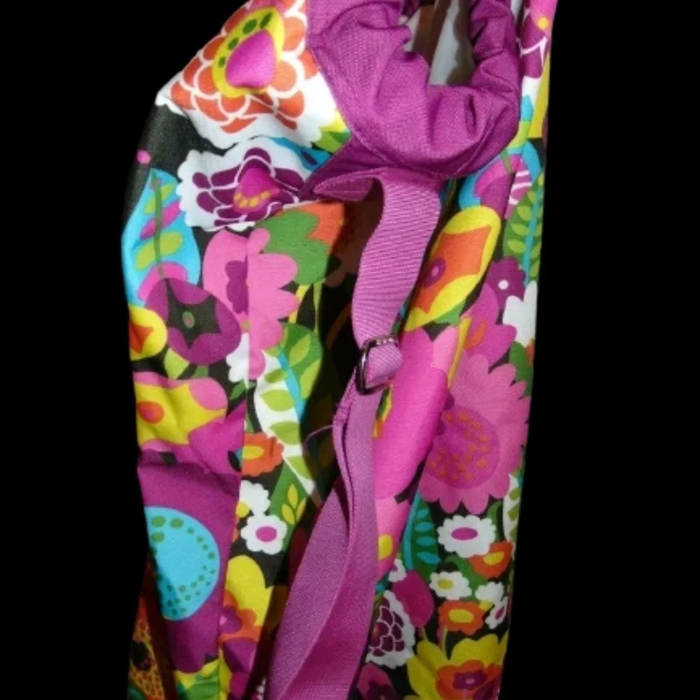 Vera Bradley Va Va Bloom Laundry Bag Adjustable Strap